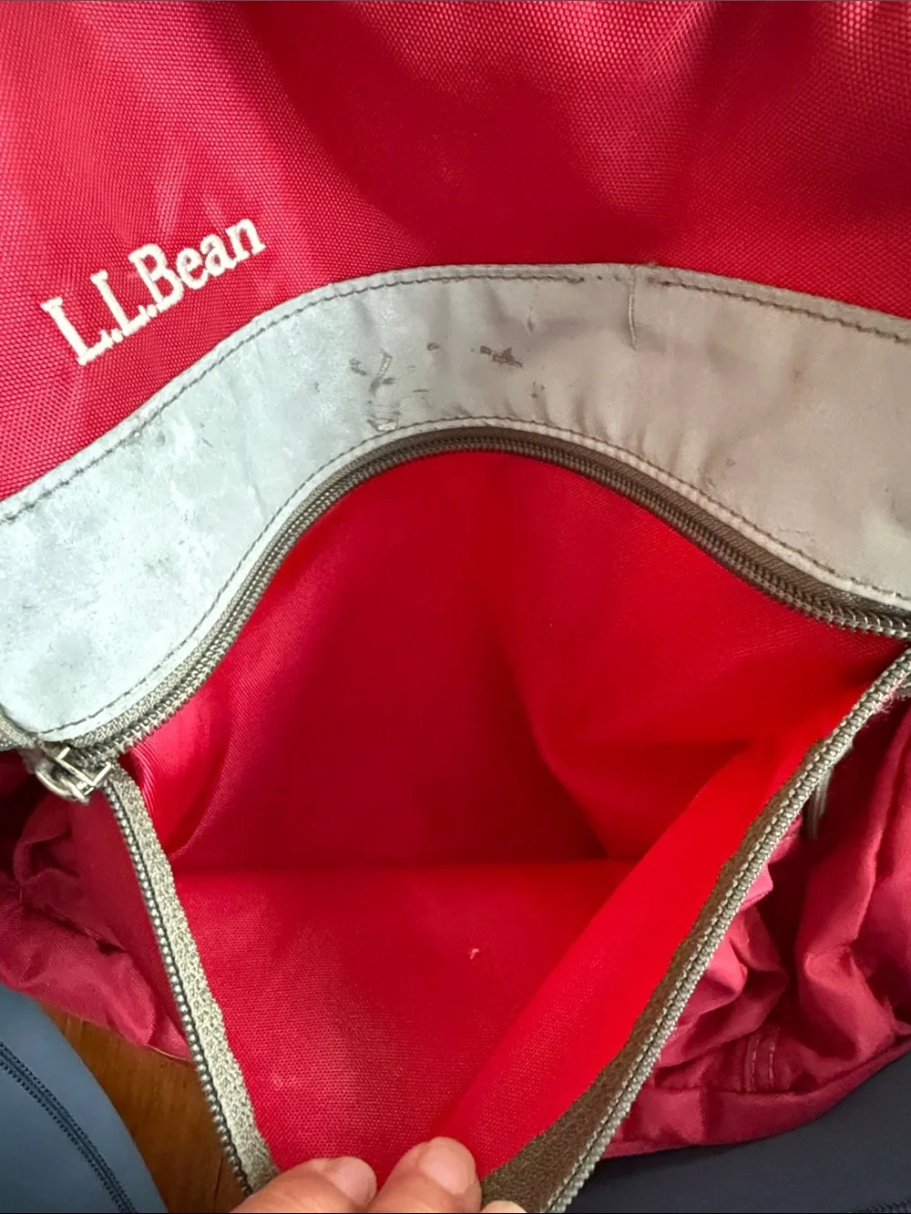 LLBEAN backpack red